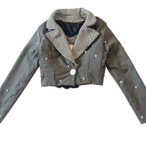 Love cropped tailored jacket