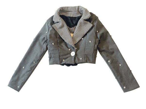 Love cropped tailored jacket